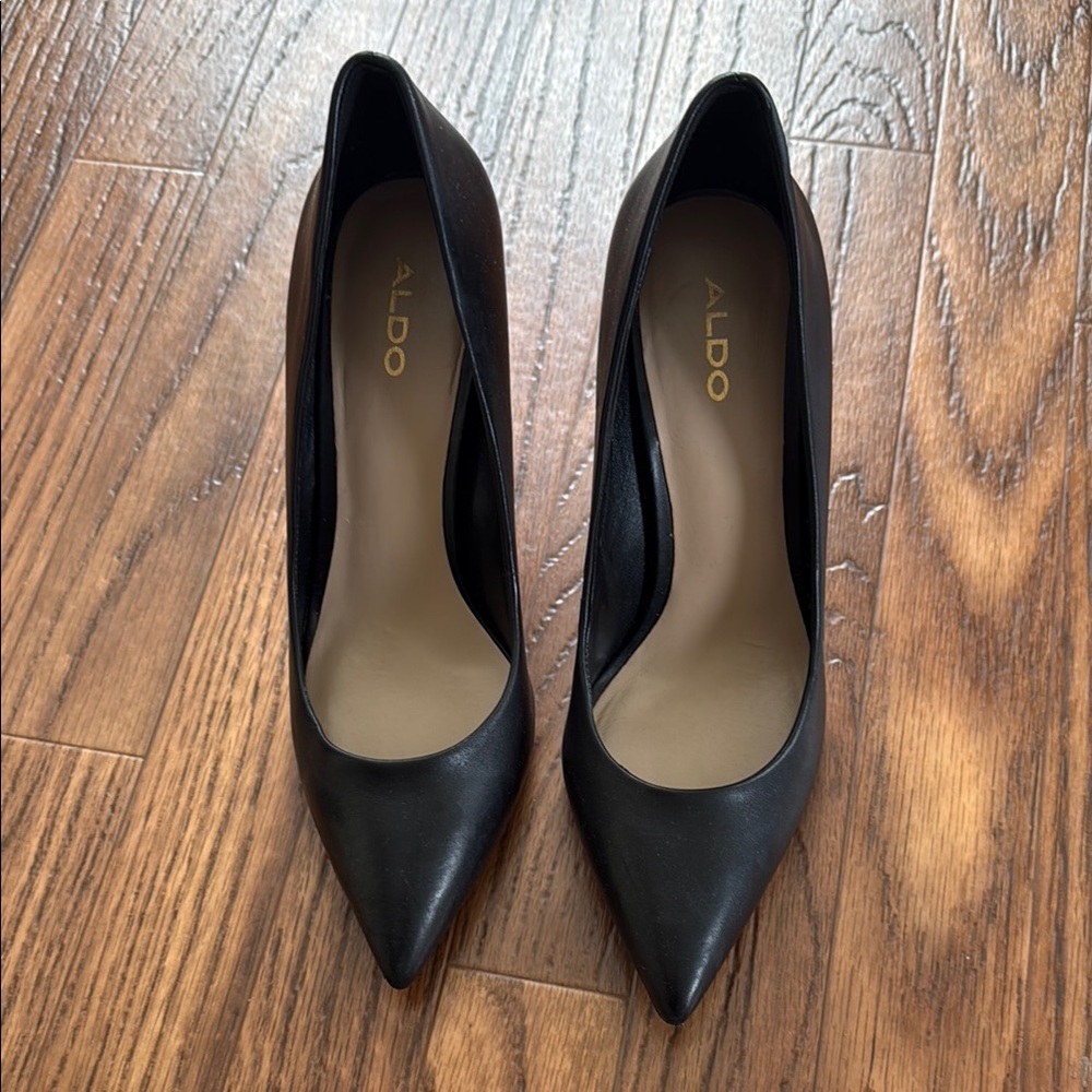 Aldo Black Classic Heels